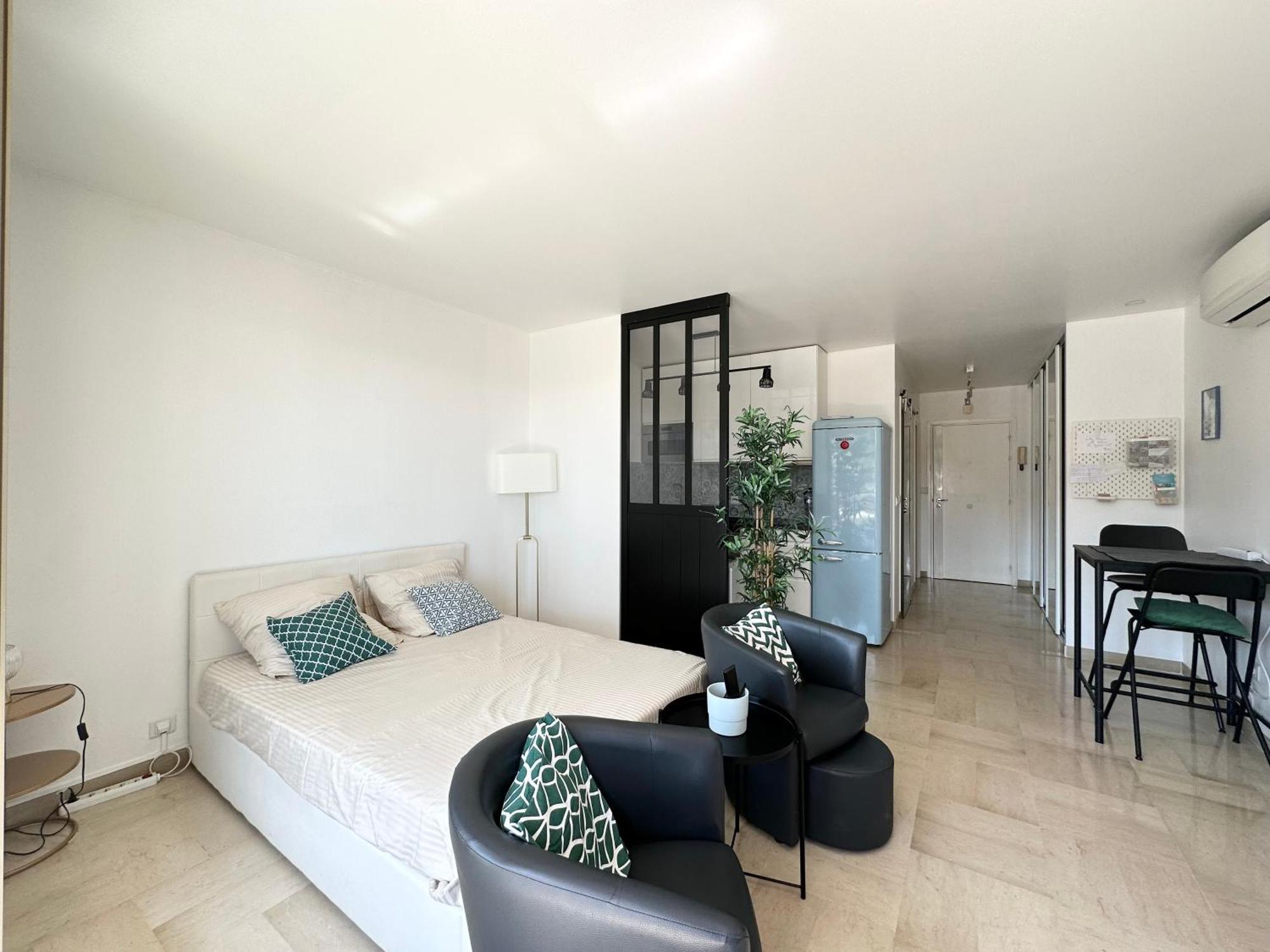 Nice, Grand Studio - Piscine - Terrasse Vue Mer Apartment Exterior photo