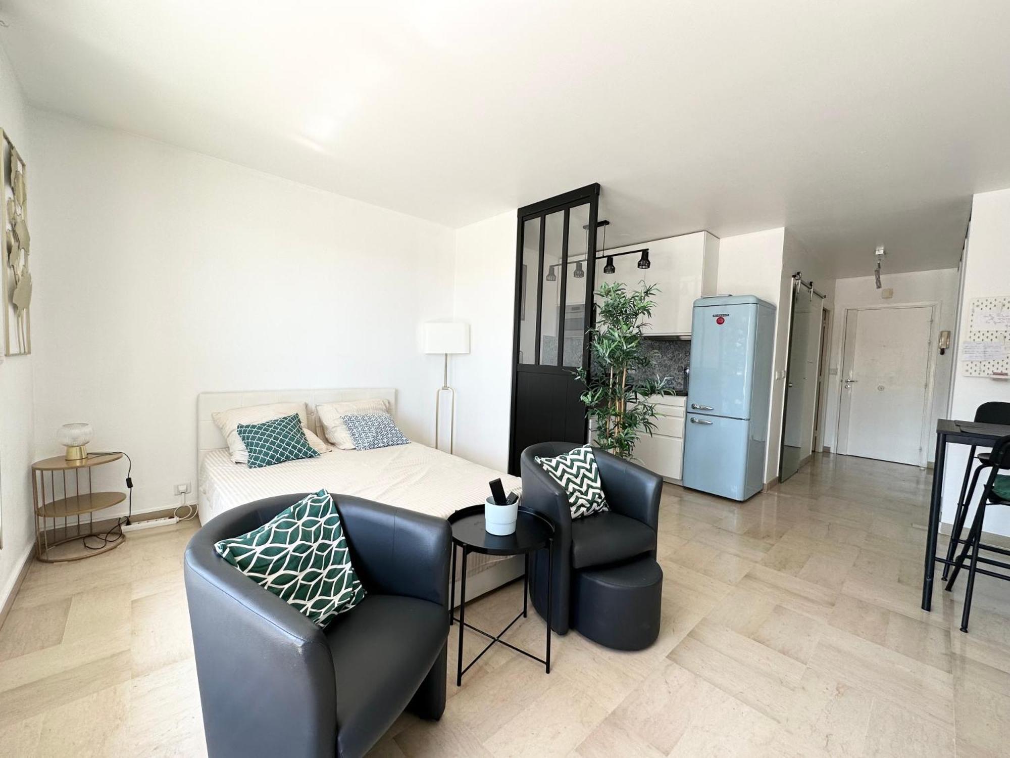Nice, Grand Studio - Piscine - Terrasse Vue Mer Apartment Exterior photo